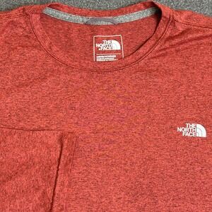The North Face Shirt Mens Medium Red Long Sleeve Lightweight Athletic Tee